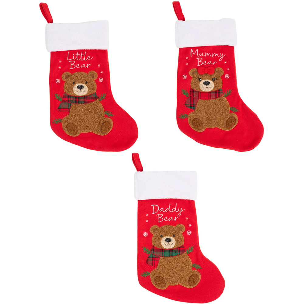 Family Teddy Bear Stocking Image 4