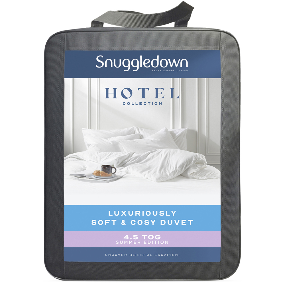 Snuggledown King Size White Luxurious Hotel Duvet 4.5 Tog Image 1