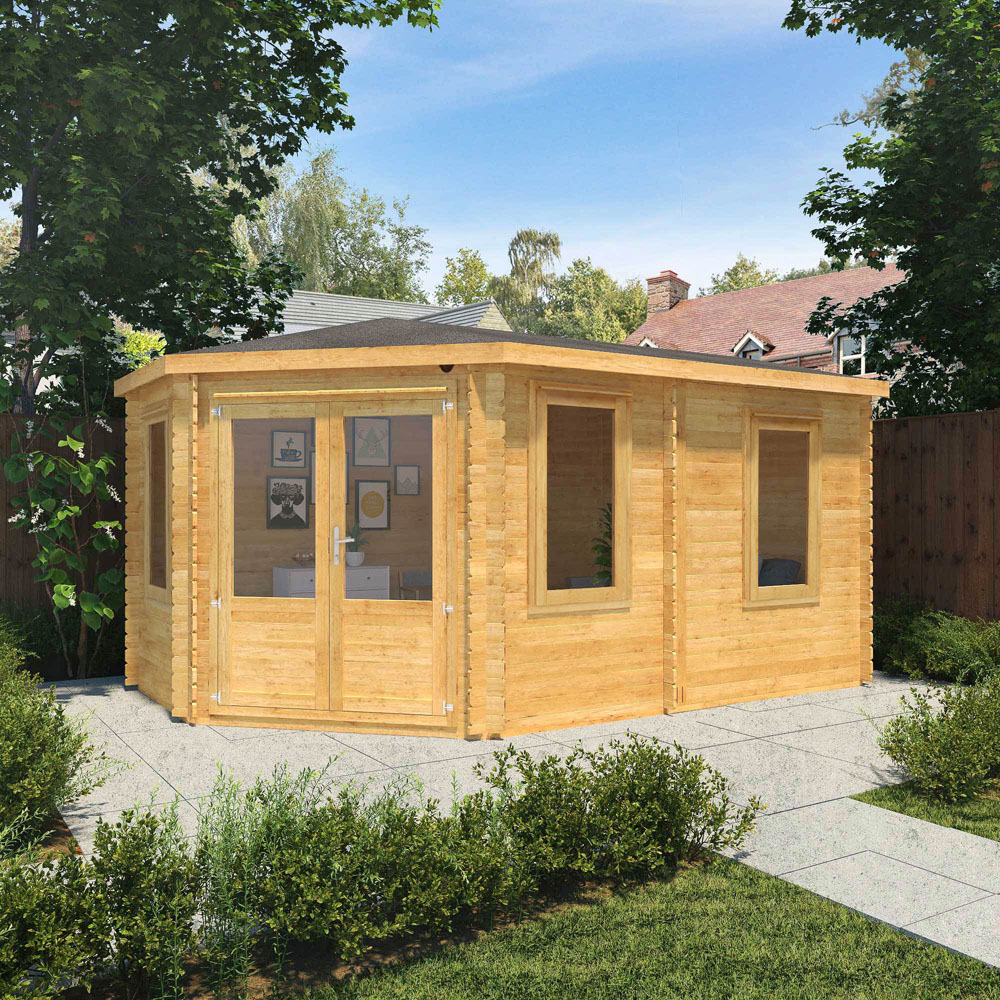 Mercia 16.4 x 9.8ft Corner Log Cabin Image 2
