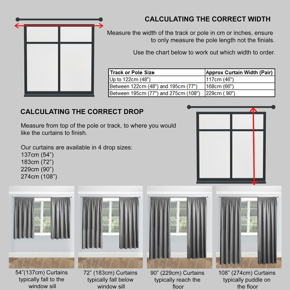Enhanced Living Aspen Grey Leaf Pattern Thermal Eyelet Curtains 168 x 183cm Image 9