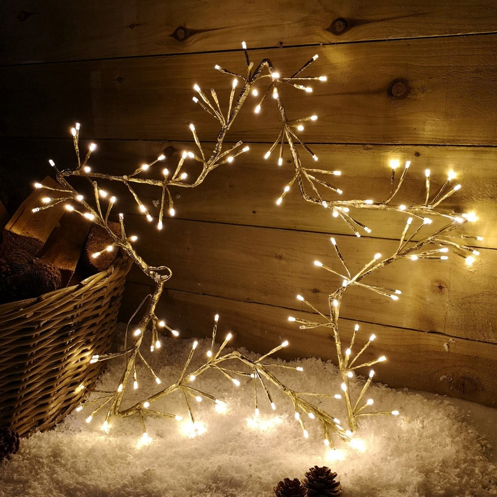 Samuel Alexander Gold Star LED Outdoor Christmas Decoration 60cm Image 1