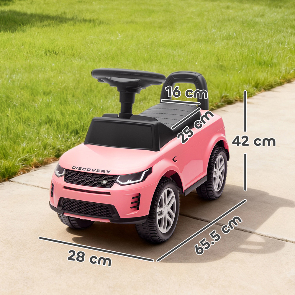 Tommy Toys Toddler Pink Licensed Land Rover Ride On Car Image 9