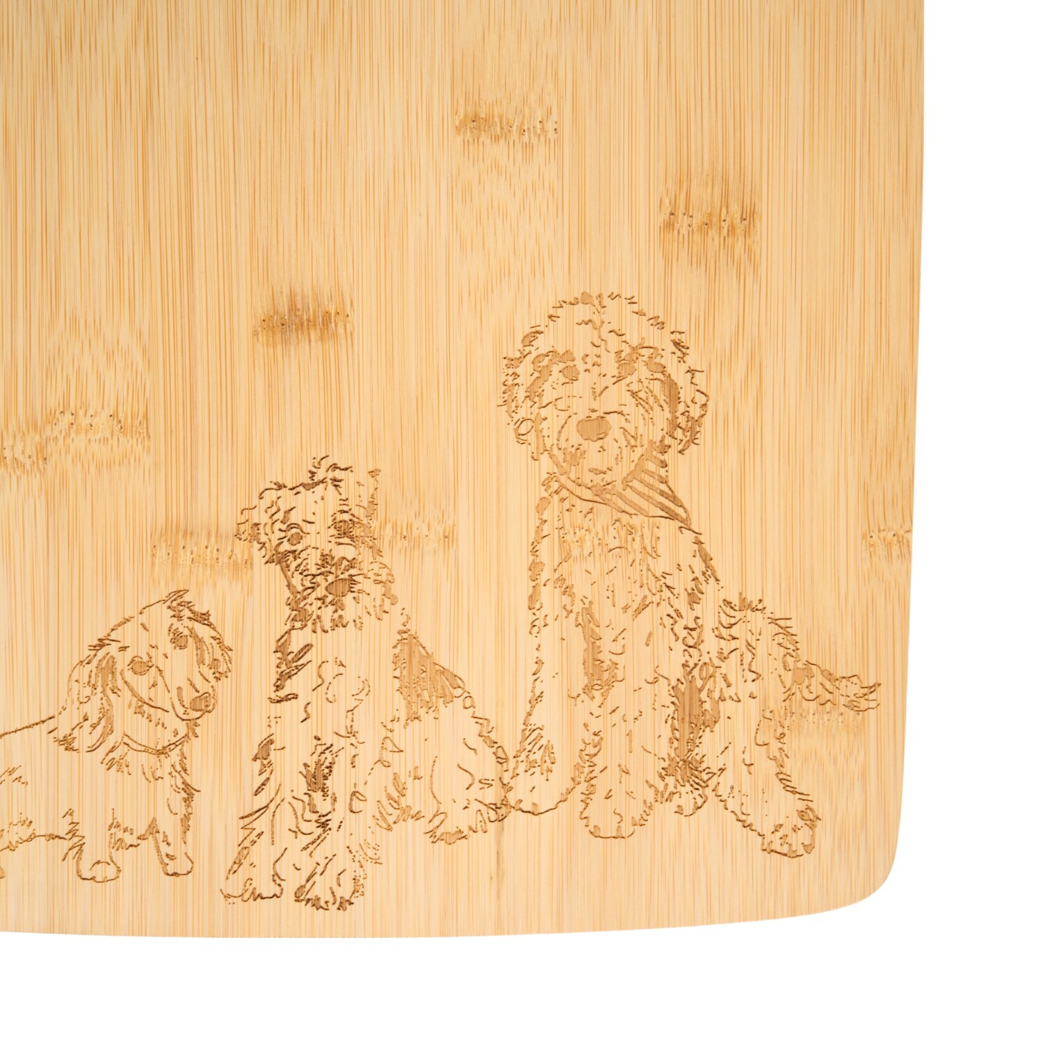 Waggy Tails XL Bamboo Chopping Board Image 5