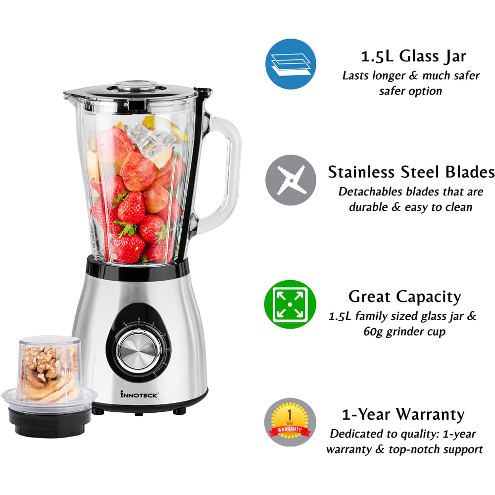 Innoteck Kitchen Pro 5 Speed Blender Set 500W Image 2