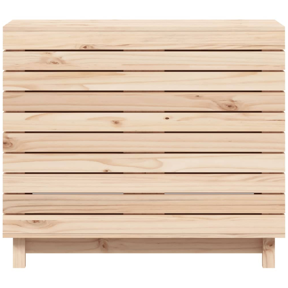 vidaXL Solid Pine Wood Laundry Basket 88.5 x 44 x 76cm Image 4