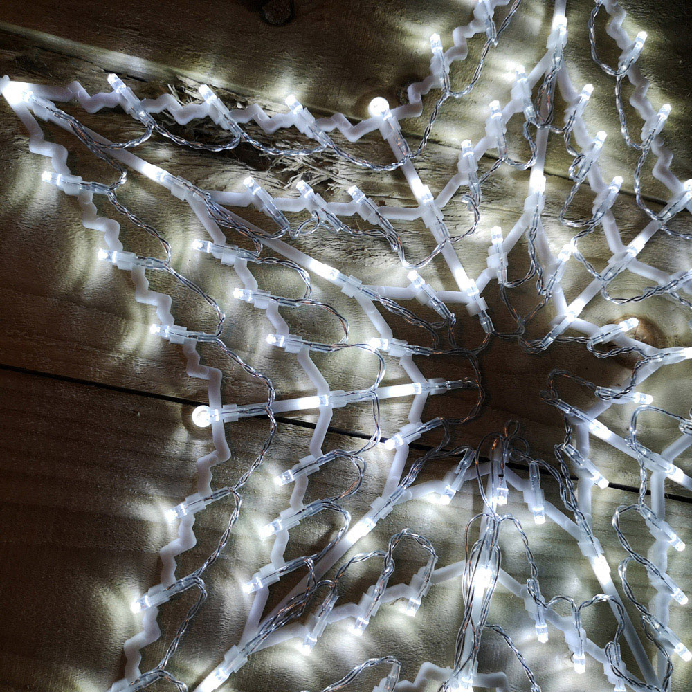 Samuel Alexander White Star LED Window Outdoor Christmas Decoration 50cm Image 2