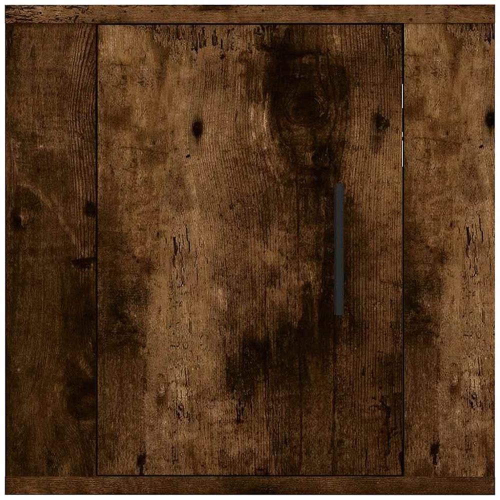 vidaXL Single Door Smoked Oak Wall Mounted TV Cabinet Image 5