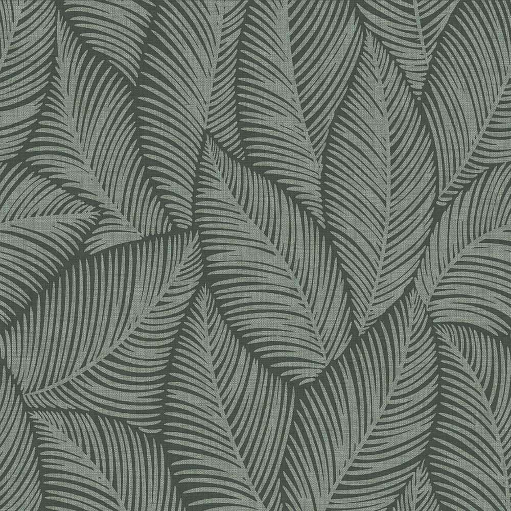 Muriva Denver Leaf Green Wallpaper Image 1