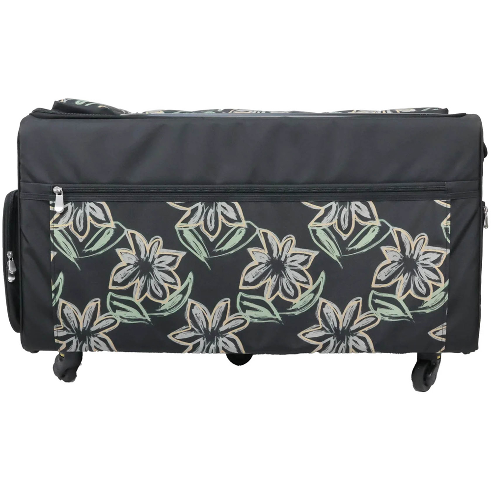 Everything Mary EVM14451-1 Jumbo Floral Collapsible Rolling Sewing Machine Case 71 x 35 x 36cm Image 5