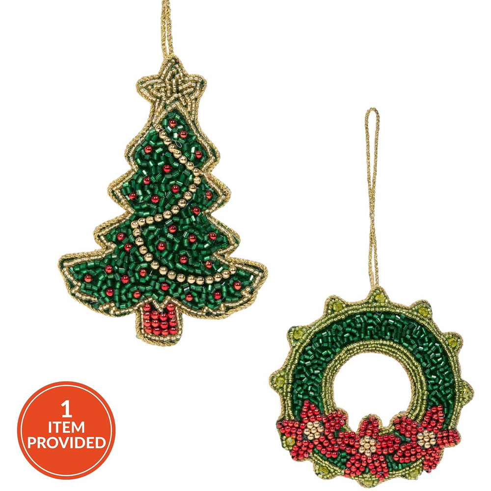 Beaded Festive Hanging Decoration Image 1