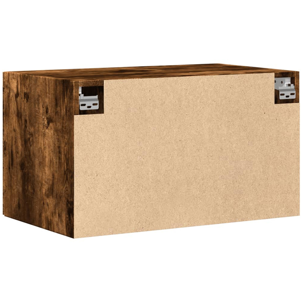 vidaXL 2 Door Smoked Oak Wall Cabinet Image 6