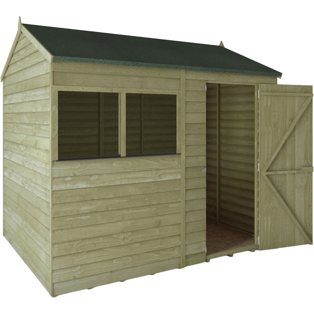 Mercia 6 x 8ft Overlap Reverse Apex Shed Image 3