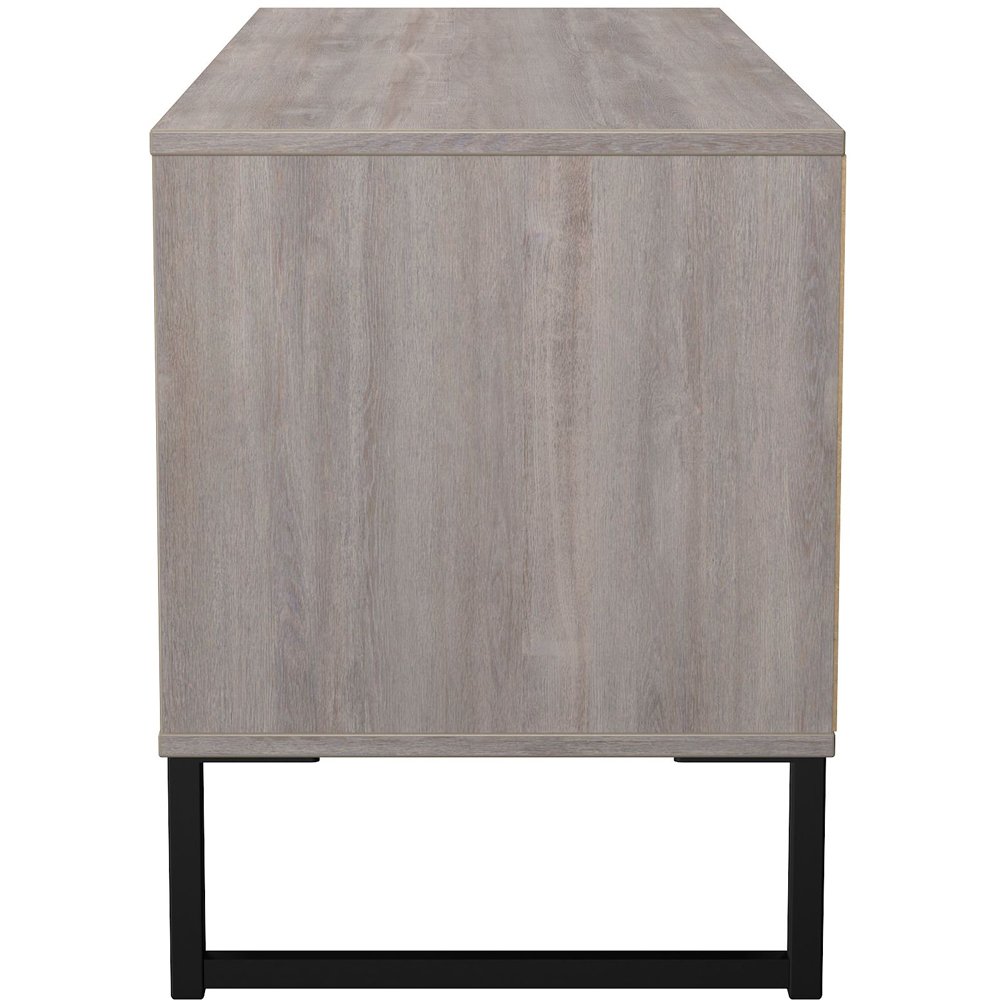 Crowndale Hong Kong 4 Drawer Grey Oak Bed Box Ready Assembled Image 3