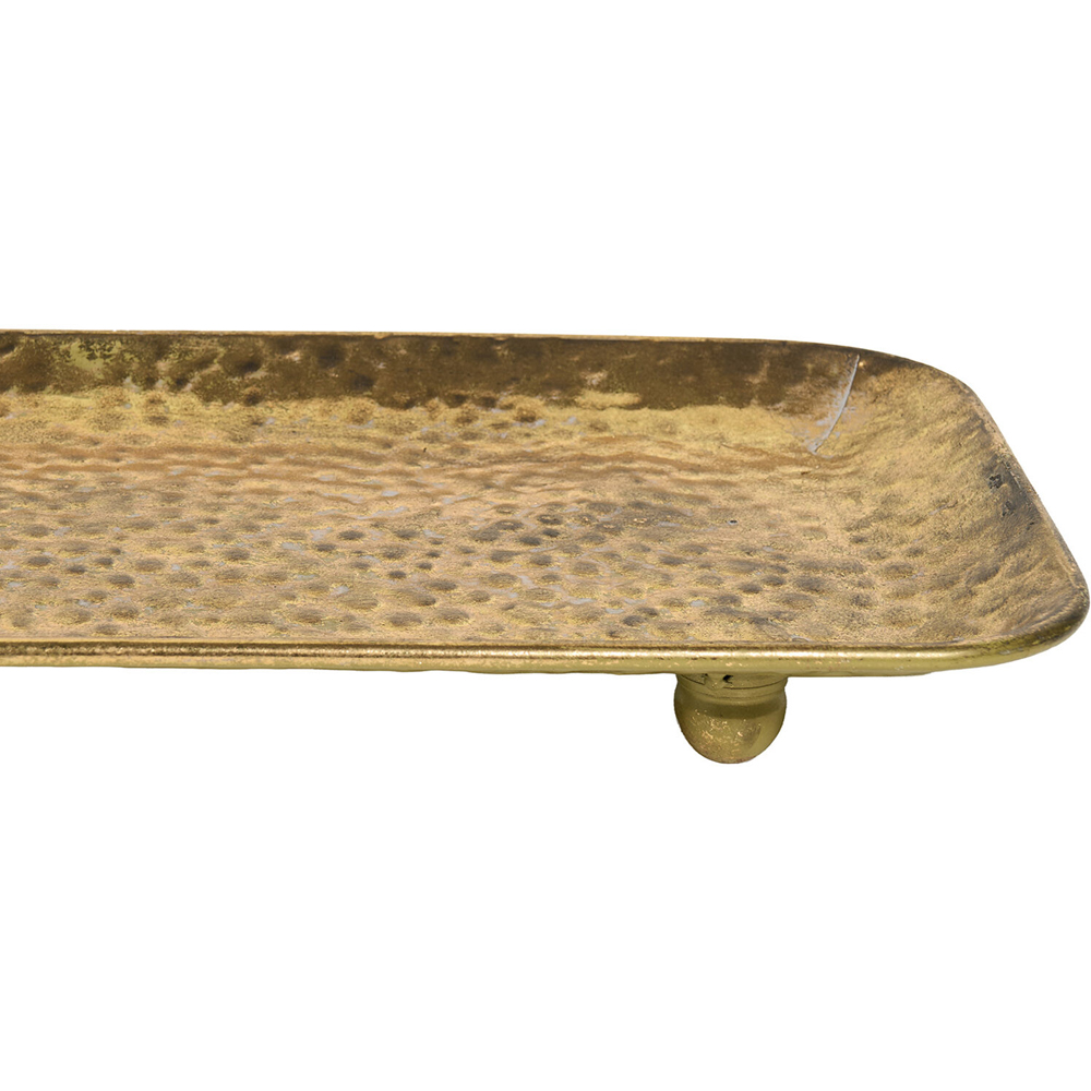 Ottilie Metal Tray Gold Image 4