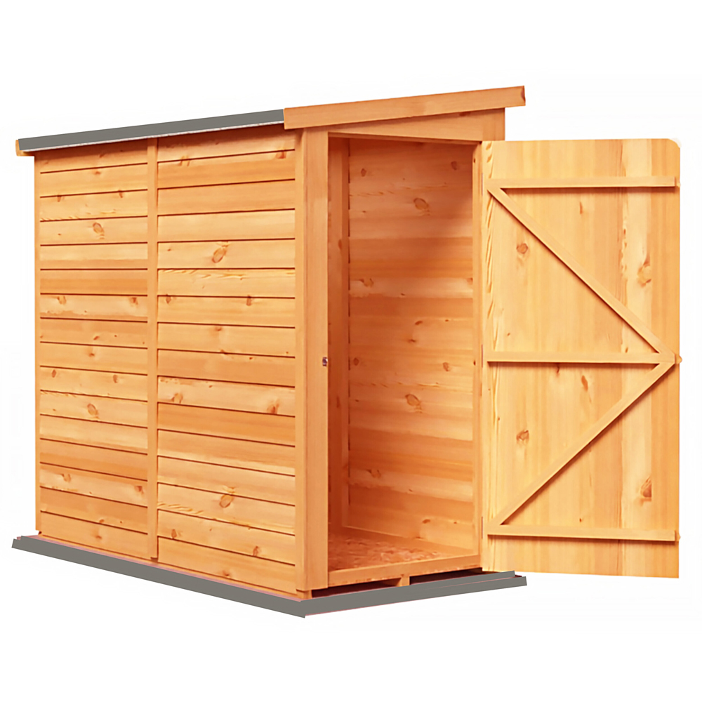 Shire GB Garden Value 6 x 3ft Overlap Pent Garden Shed Image 2