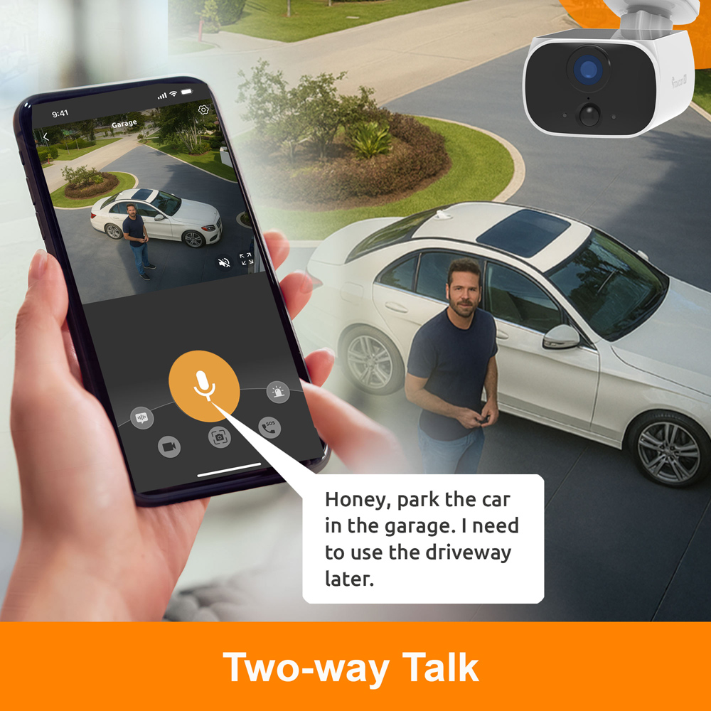 Toucan V3 Wireless Doorbell with S5 Solar Powered Wireless Camera Image 9