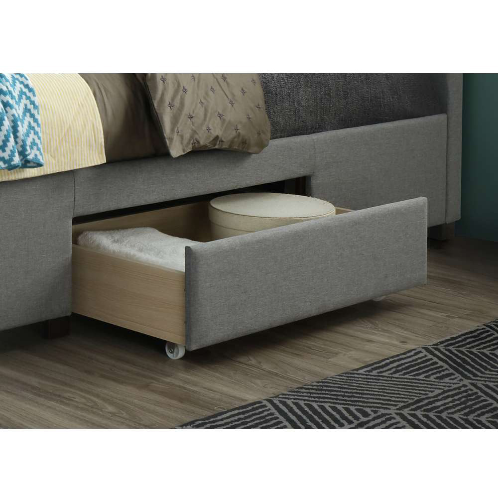 Shelby Double Grey Bed Frame Image 6