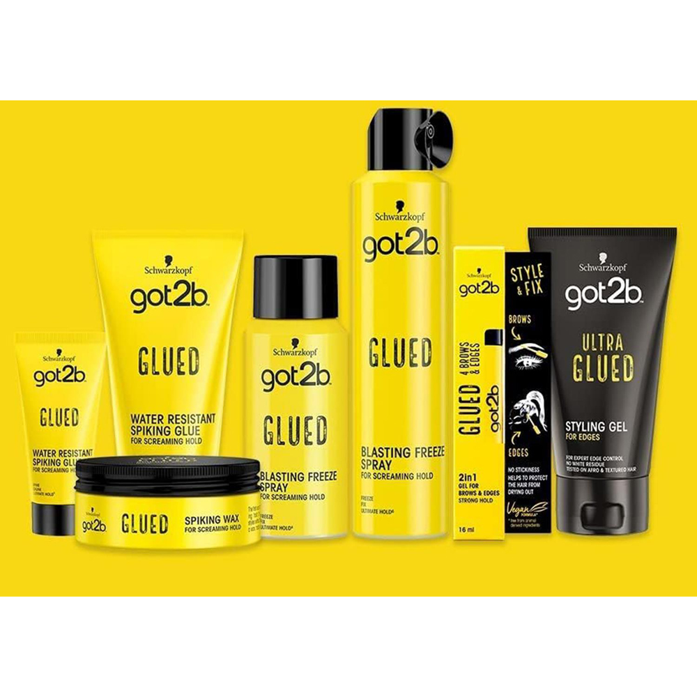 Schwarzkopf got2b Glued Blasting Freeze Extreme Hold Hair Spray 300ml 3 Pack Image 6