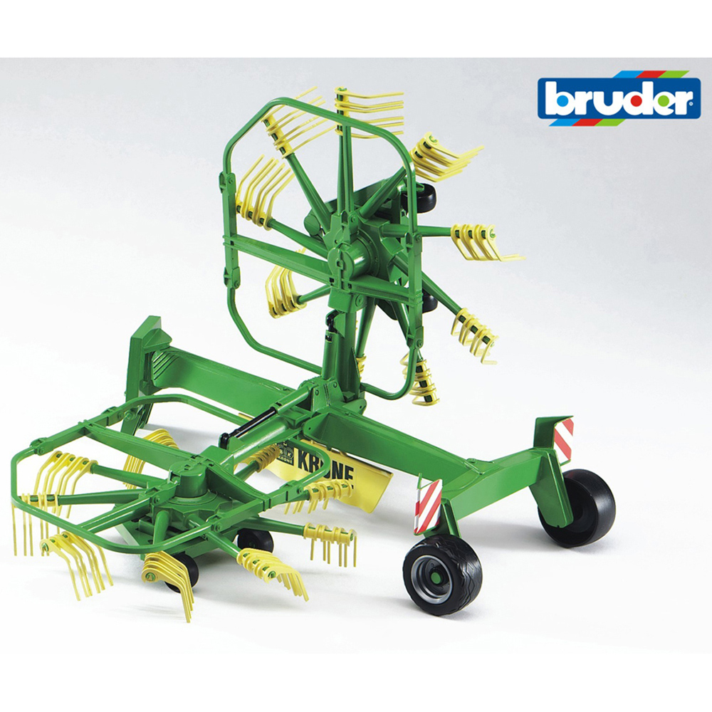Bruder Kids Krone Dual Rotary Swath Windrower Playset Model Image 6