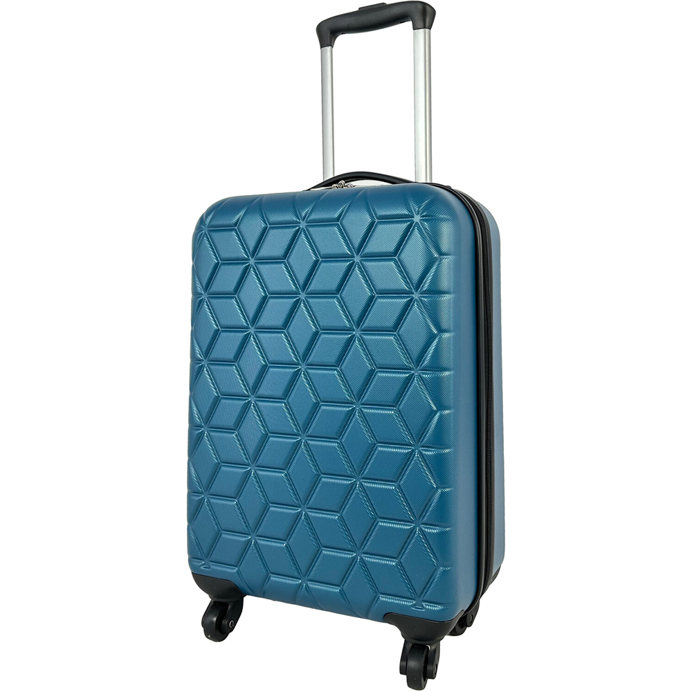 Travel Gear Geometric Suitcase Teal Cabin Image 3