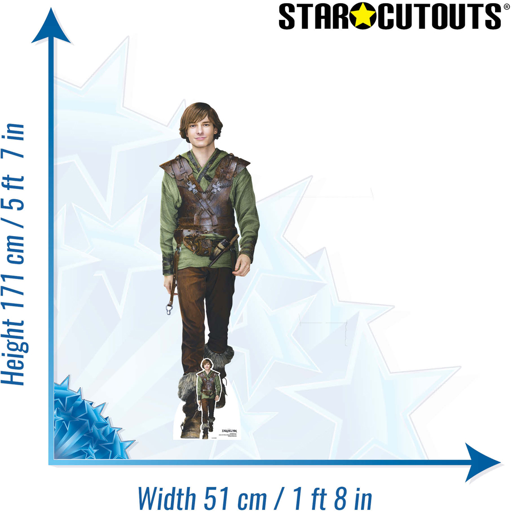 Star Cutouts Hiccup Viking Live Action Mason Thames Cutout 5.7ft Image 6