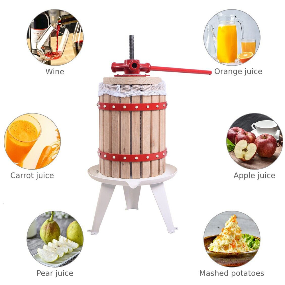 Costway Fruit Wine Press 6L Image 6