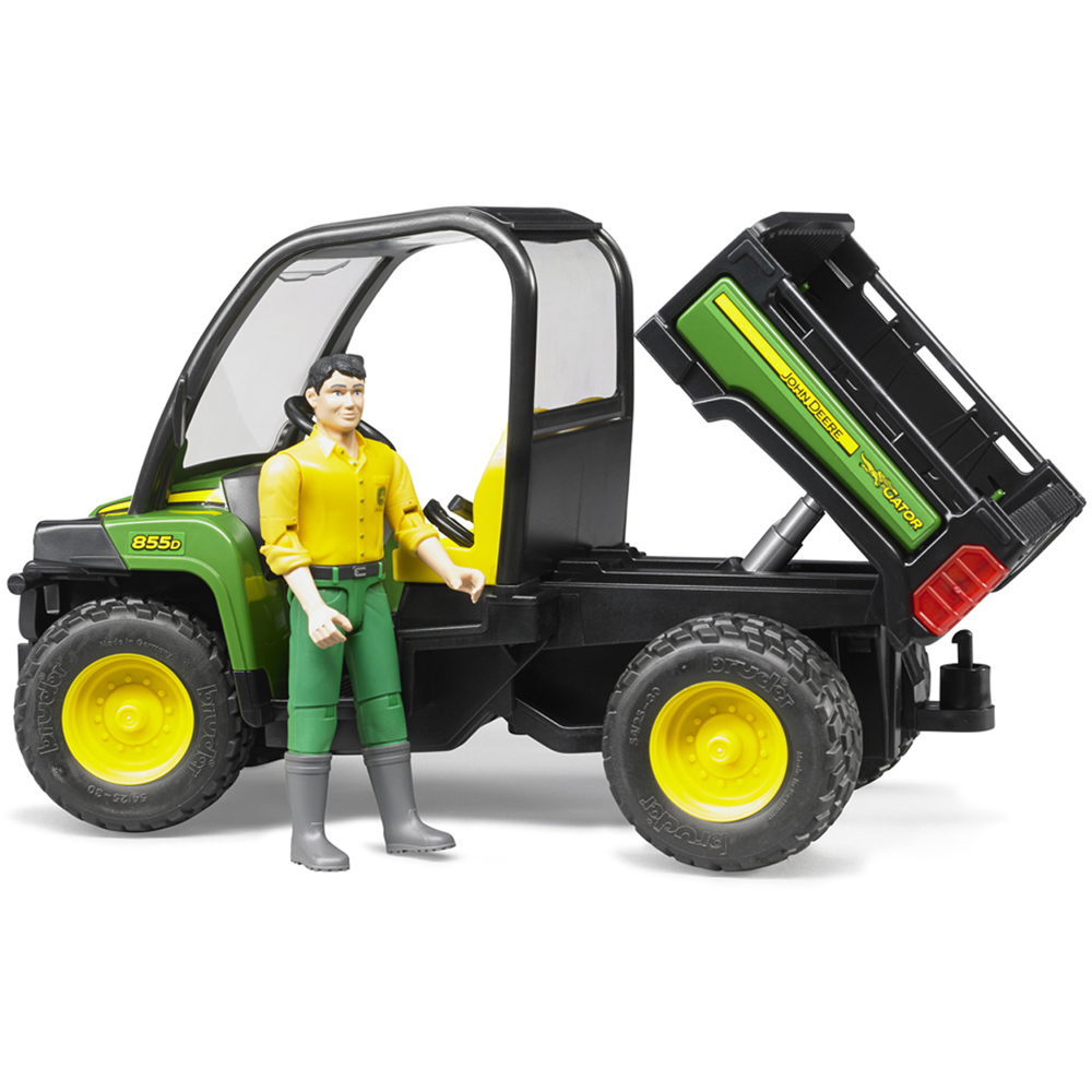 Bruder Kids John Deere Gator XUV 855D with Driver Playset Model Image 4