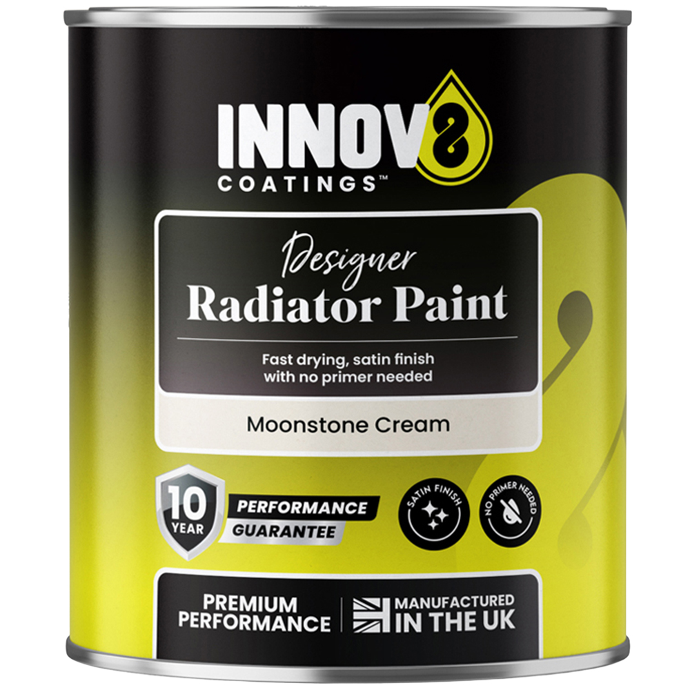 Innov8 Coatings Moonstone Cream Radiator Paint 750ml Image 2