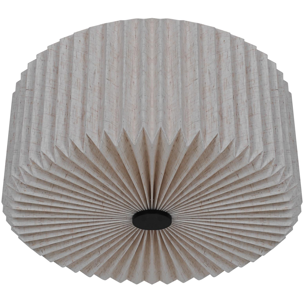 Nordlux Vivienne Black Pleated Ceiling Light Image 1