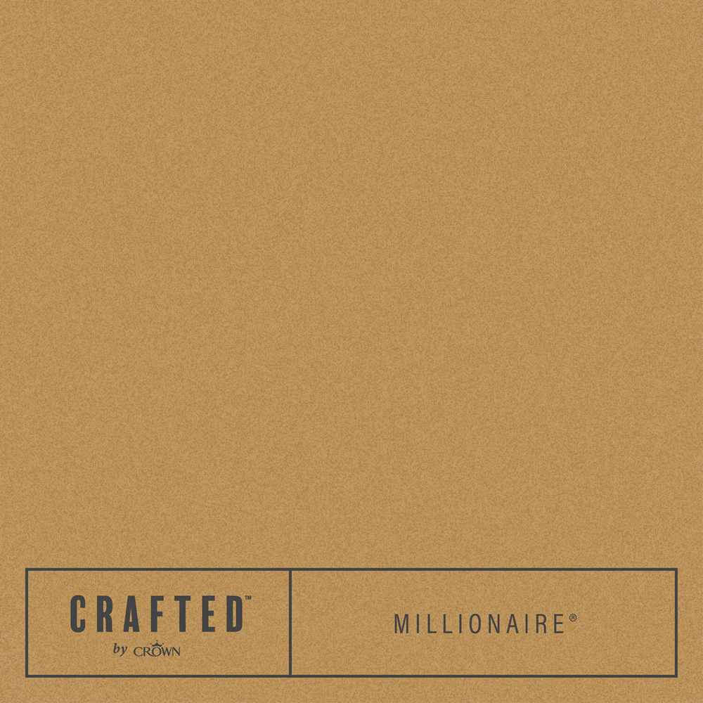 Crown Crafted Walls Wood & Metal Millionaire Lustrous Metallic Shimmer Emulsion Paint 1.25L Image 5