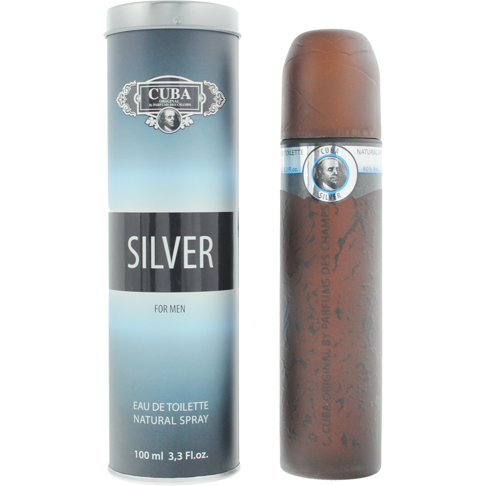 Cuba Silver For Men Eau de Toilette 100ml Image 2