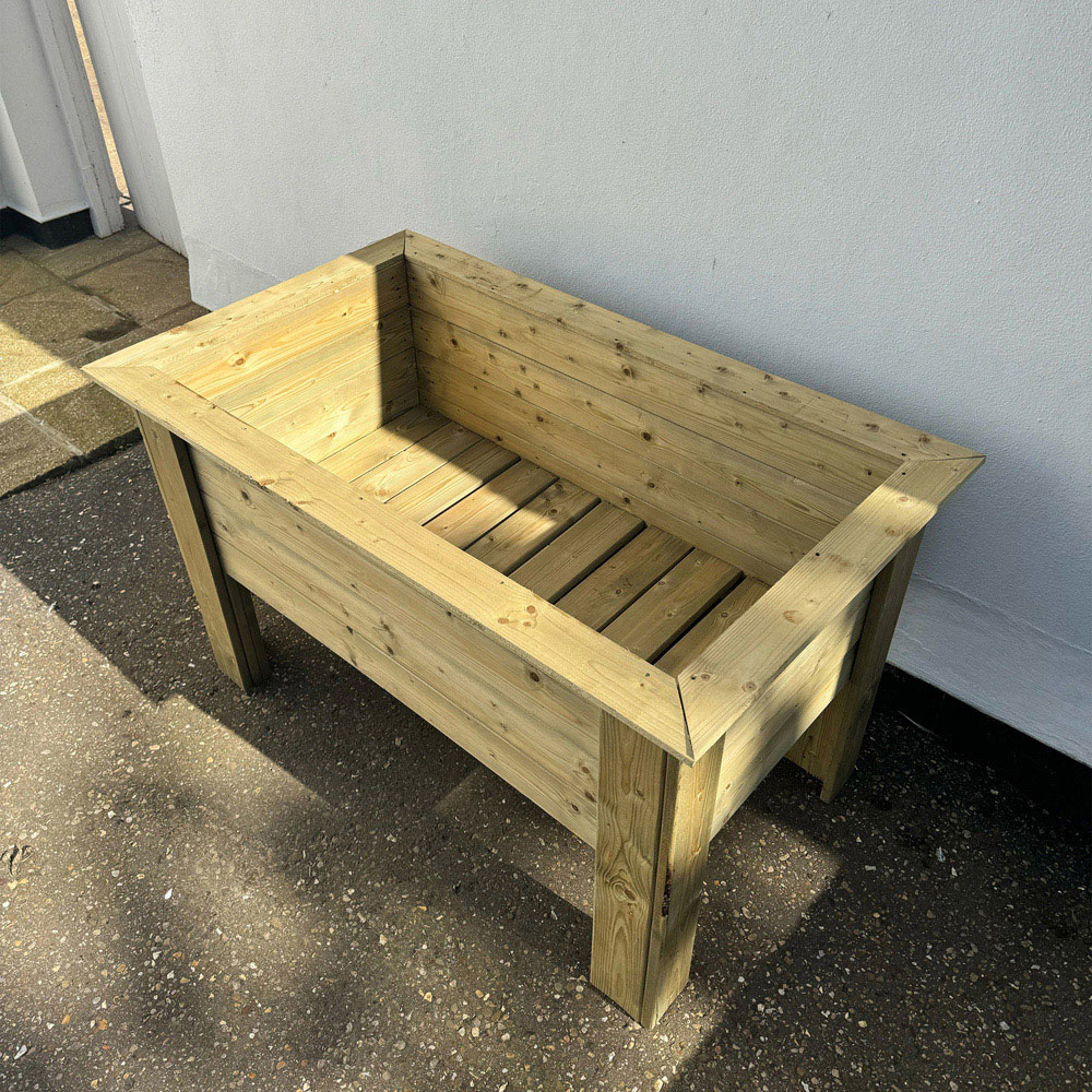 Shire Bloom Wooden Deep Planter 71 x 111 x 62cm Image 6