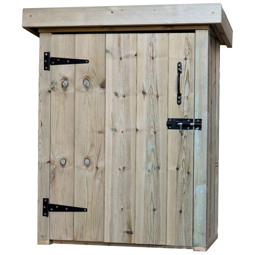 The Garden Village Pendle 3 x 2 x 1.5ft Small Parcel Storage Shed Image 1