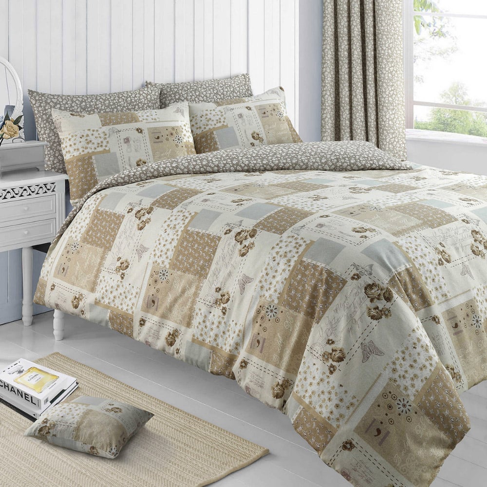 Velosso Maya Double Cream Duvet Set Image 1
