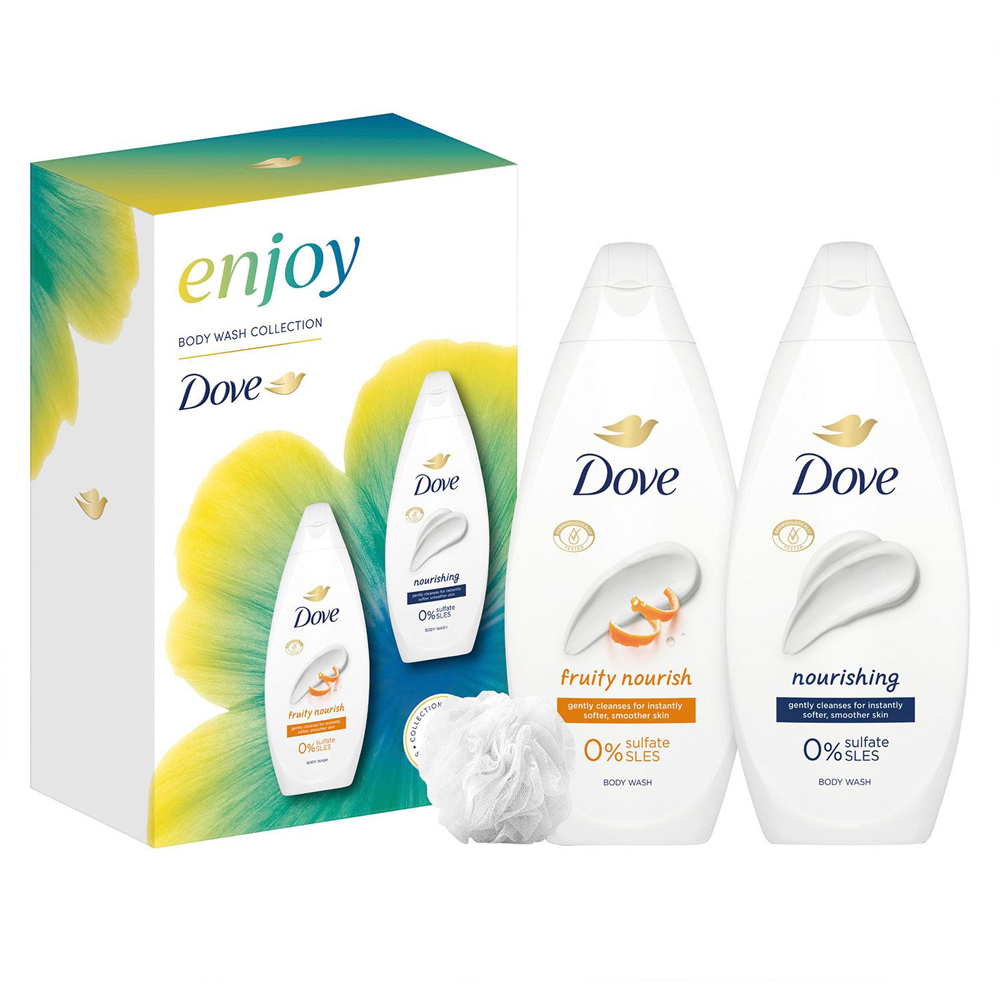 Dove Enjoy Body Wash and Lotion Skincare Duo Gift Set 2 Pack Image 3