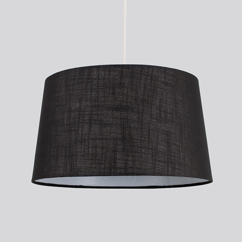ValueLights Doretta Black Tapered Lamp Shade Image 2