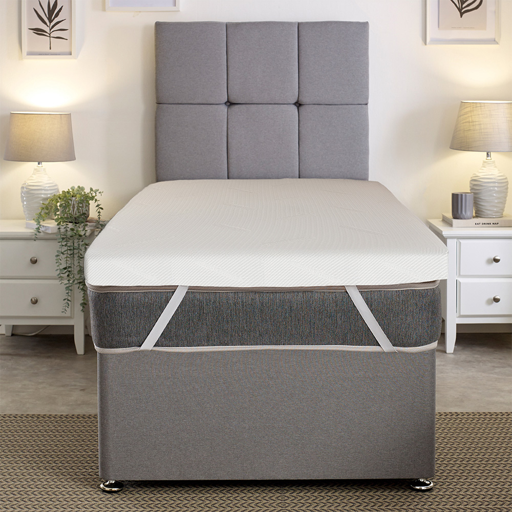 Starlight Beds Double Memory Foam Warmer Mattress Topper 1 inch Image 2