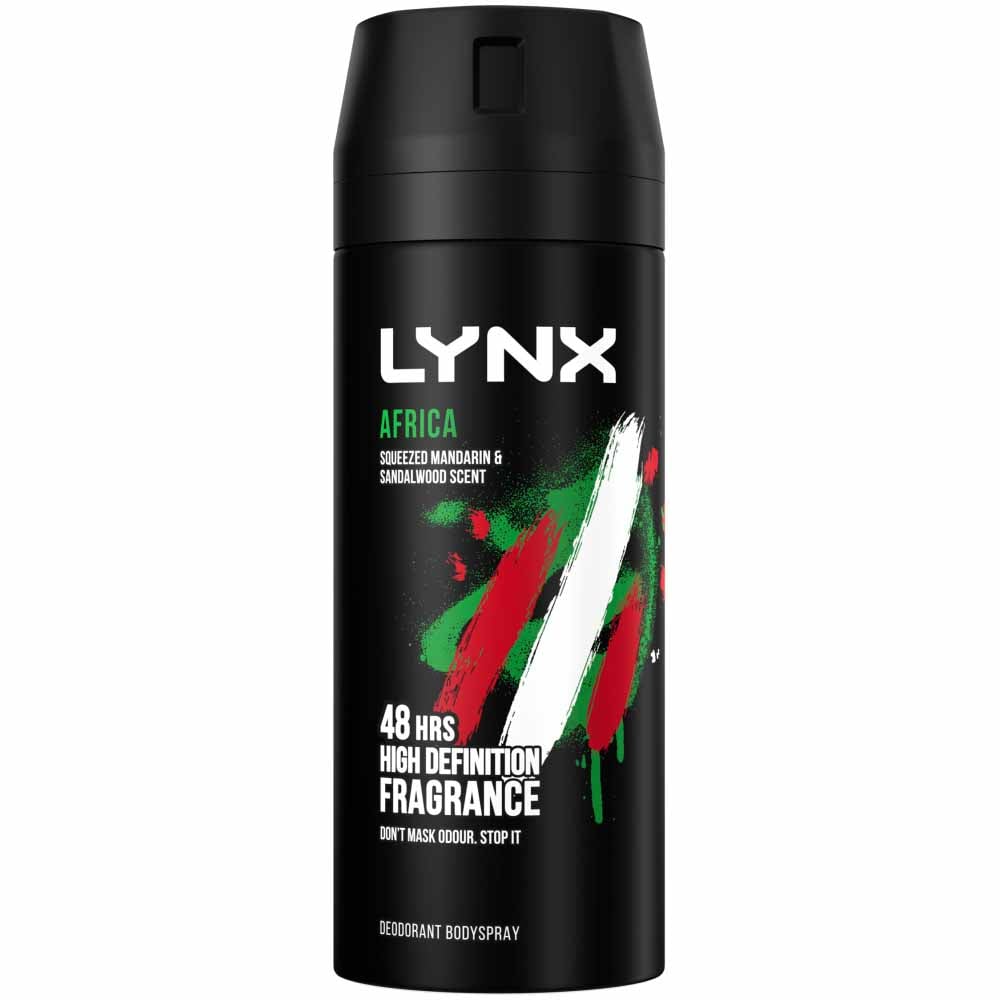 Lynx Africa Body Spray 150ml Image 1