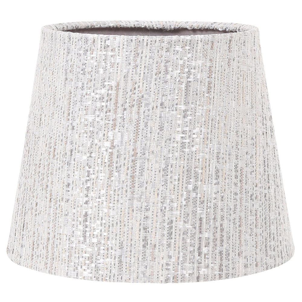Grey Tapered Woven Lamp Shade 8 inch Image