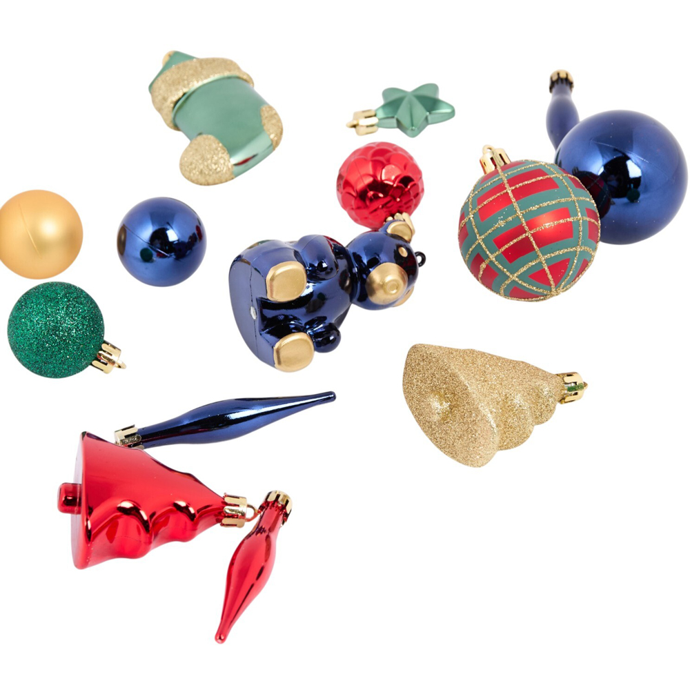 Pack of 90 Timeless Christmas Baubles Image 2