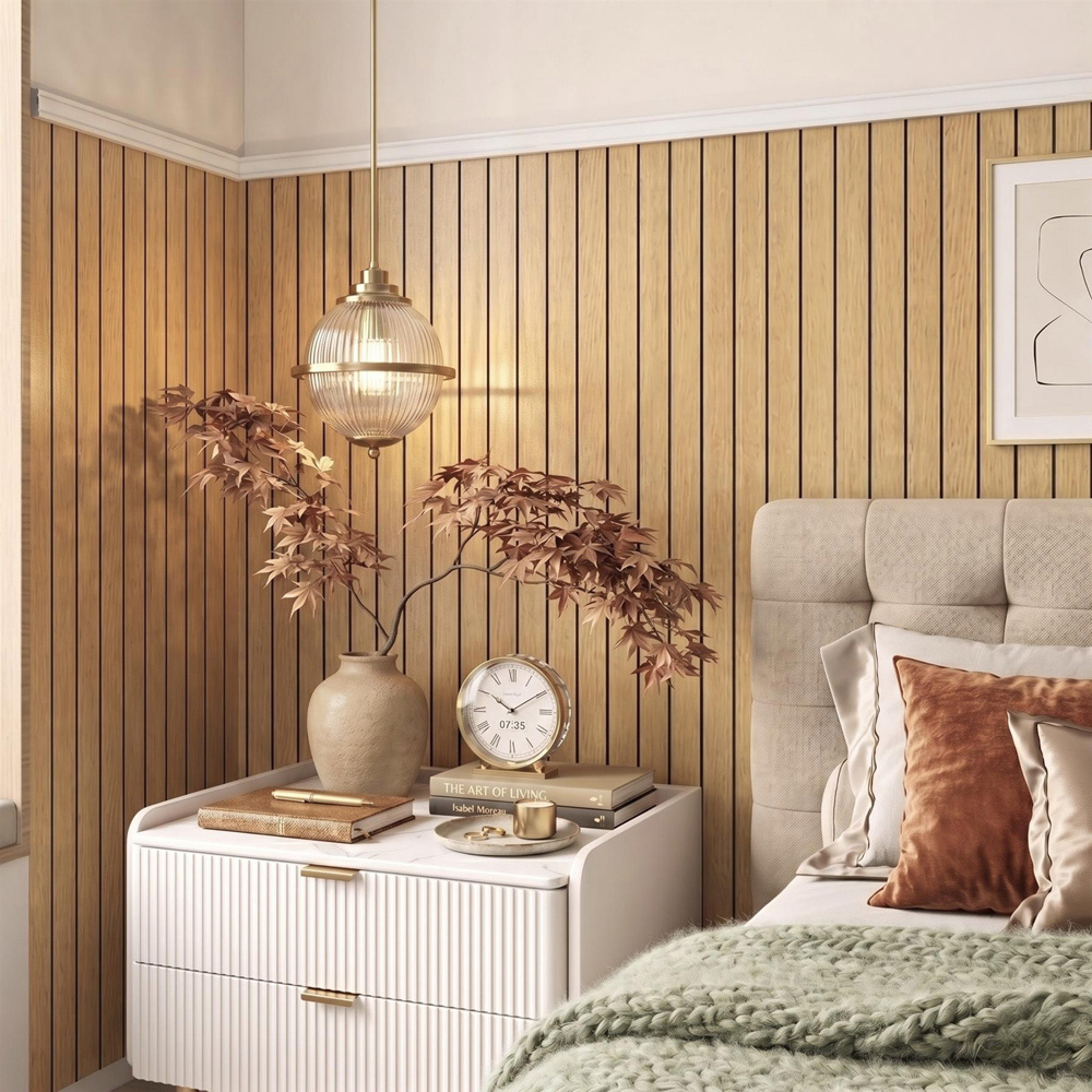 Walplus Sandy Wood Grain Texture Wall Sticker 260 x 40cm Image 3