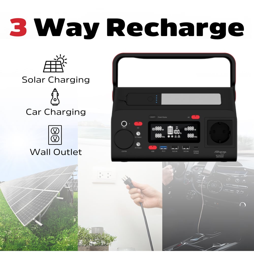 Energizer Black Power Station 300Wh Image 5