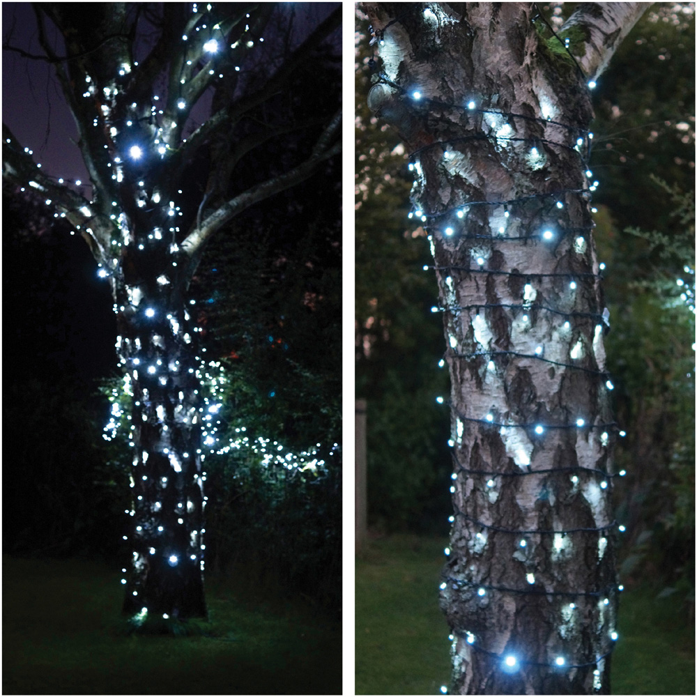 Eagle Connect Cool White LED Black String Light 100m Image 5