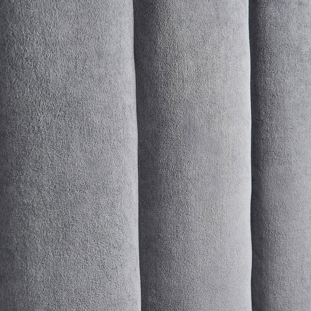 Home Treats Small Double Velvet Winged Headboard Ottoman Storage Bed Frame Image 7