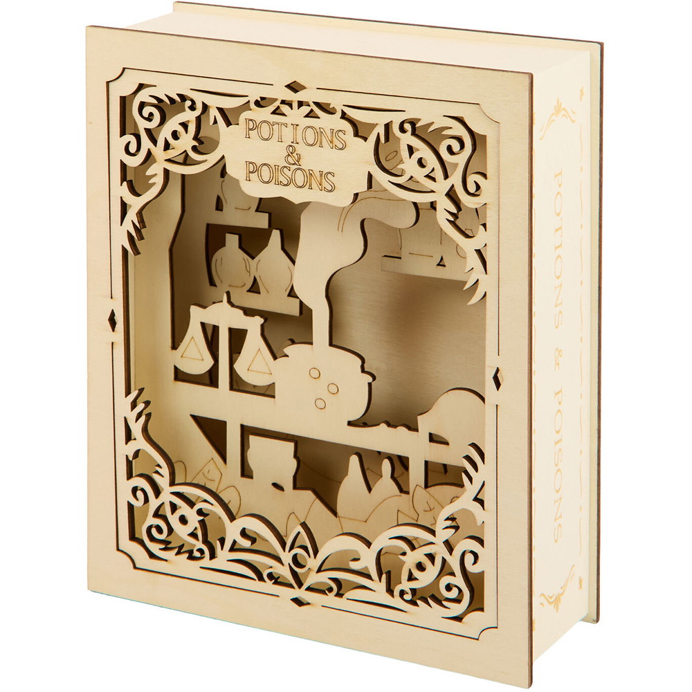 Paint Your Own Wooden Spellbook Decoration Image 5