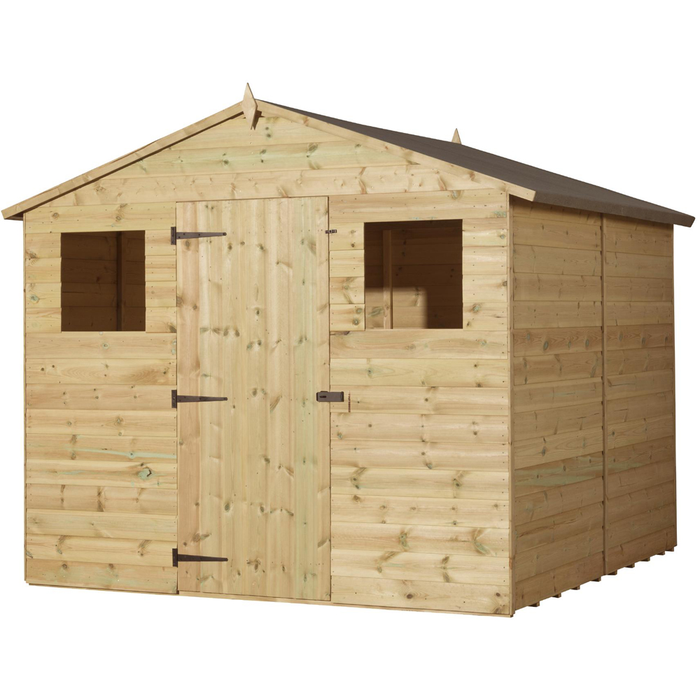 Empire Sheds 10000 8 x 10 Tongue and Groove Wooden Apex Garden Shed Image 1