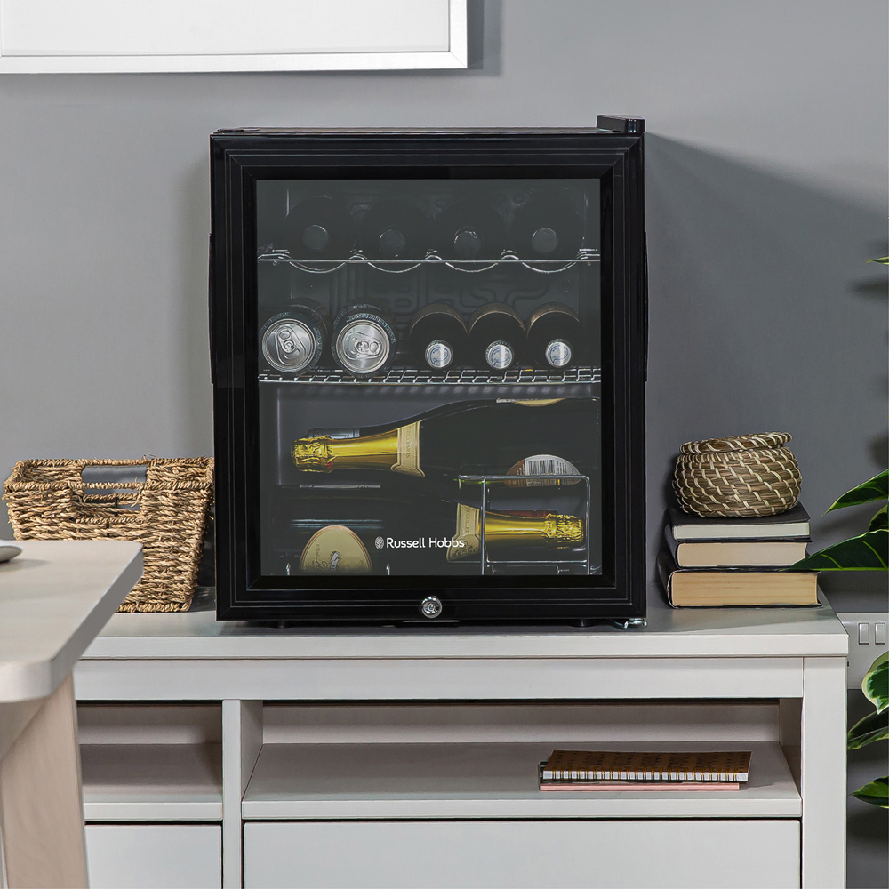 Russell Hobbs RHGWC1B-C-LCK Black 12 Bottle Lockable Wine Cooler Image 6