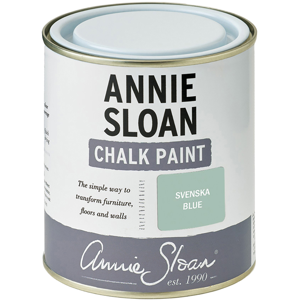 Annie Sloan Svenska Blue Matt Chalk Paint 500ml Image 2