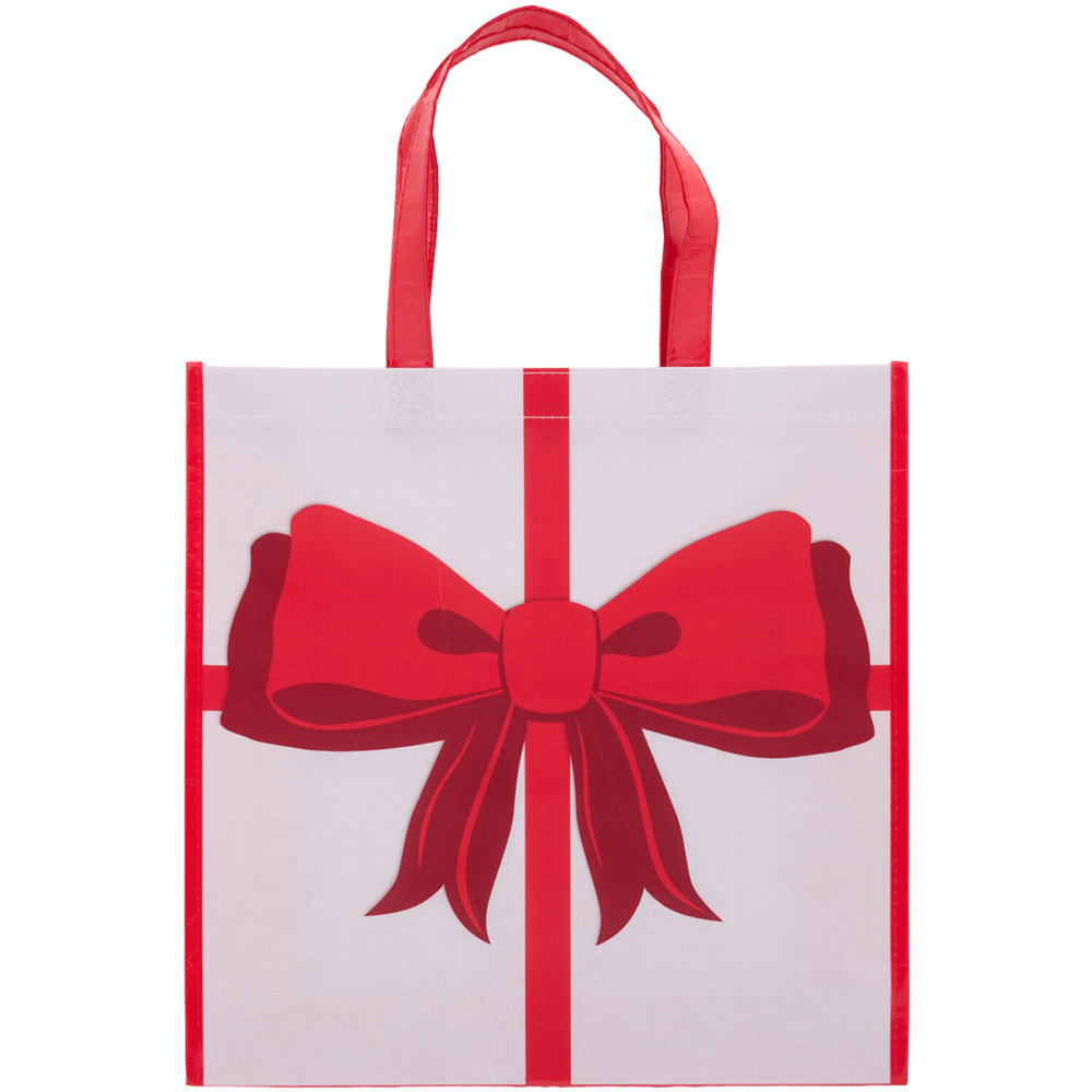 Present Bow Christmas Shopper Bag Image 2