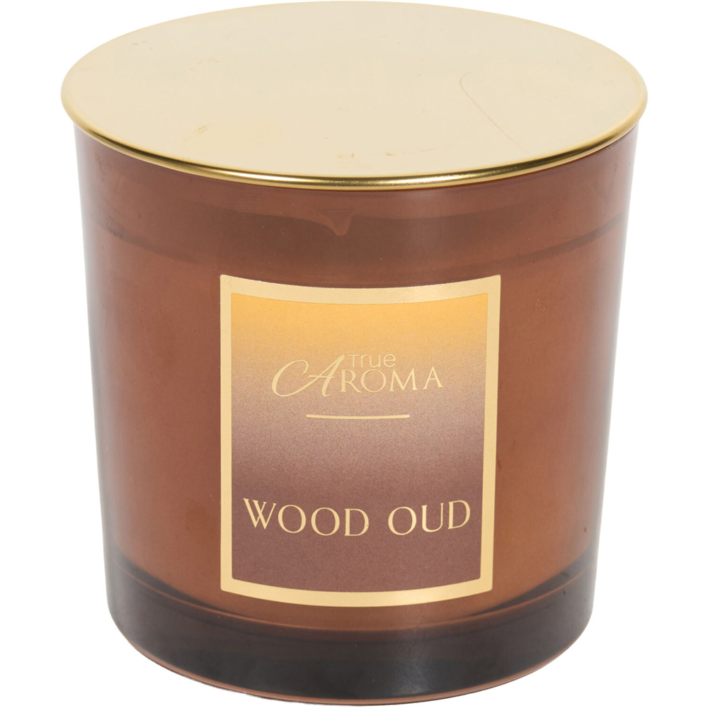 Wood Oud Scented Candle Image 1